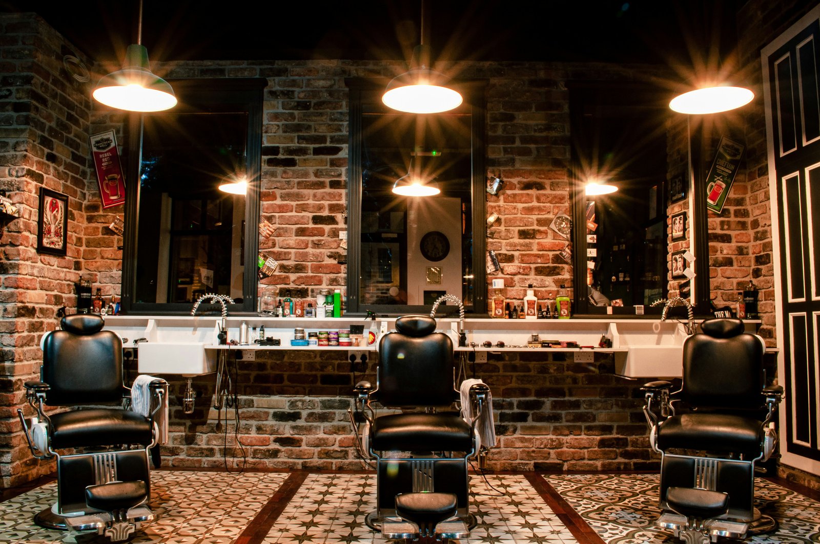 Fachada de barbearia